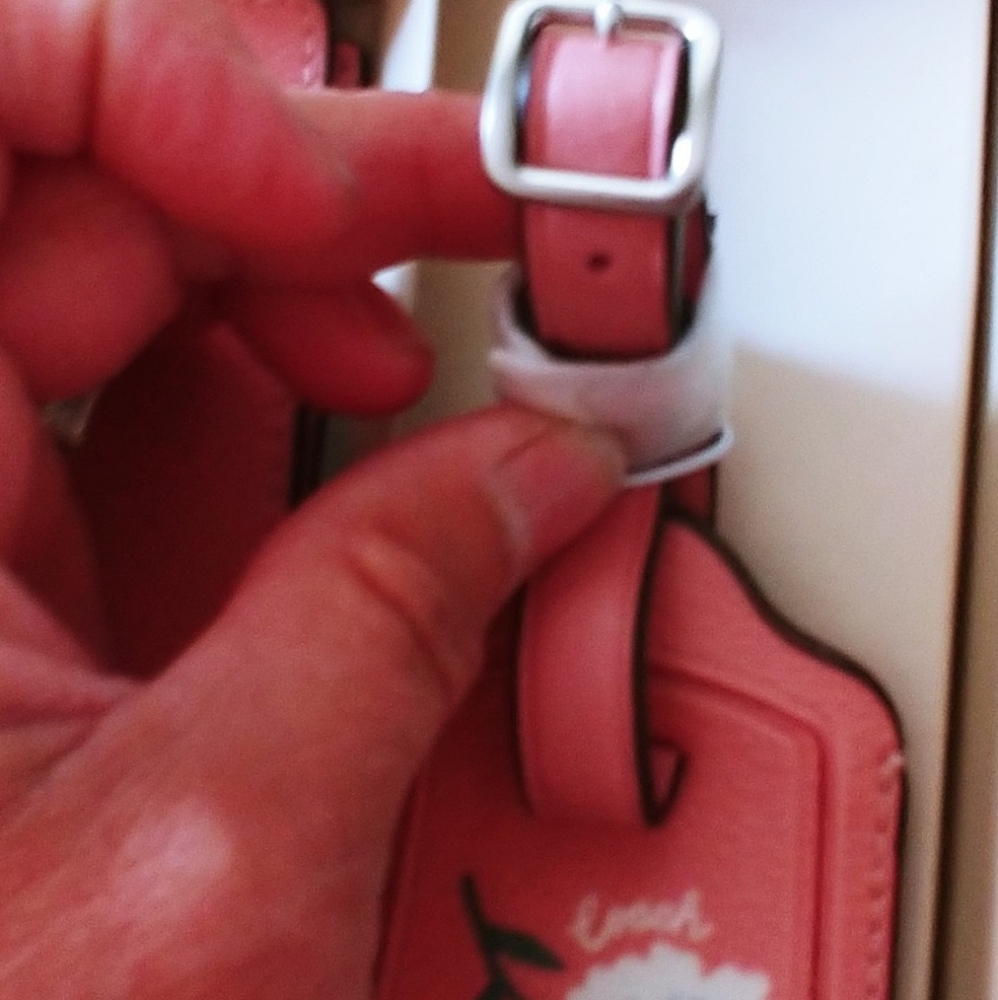 Coach Daisy passport bilfold & Luggage tag set NWT - Picture 7 of 12